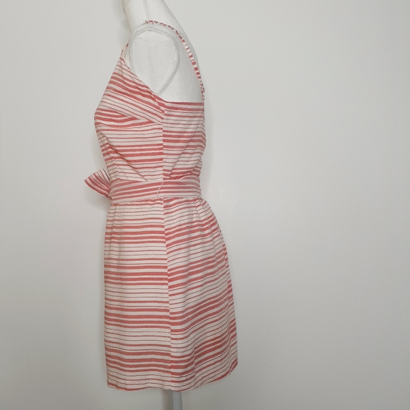 BB Dakota Gianna Pink and White Striped Romper - Picture 8 of 11